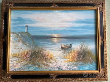 Quadro dipinto a mano olio su tela