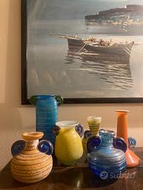 Set vasi in vetro decorativi