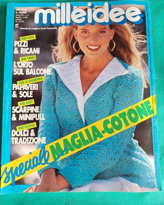 Rivista vintage milleidee 1989