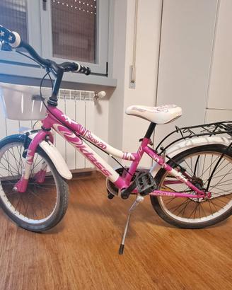 Bicicletta bambina Klass bianca e fucsia Susy 20"