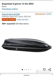 Barre portatutto + baule Dacia Duster III 