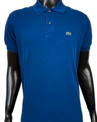 Lacoste Polo Uomo Taglia 5 \ L Blu Royal Cotone
