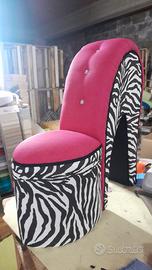 Poltrona tacco scarpa a scelta