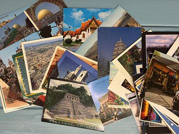 Lotto 76 cartoline illustrate dal mondo