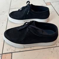 Scarpe Scamosciate Blu Emporio Armani Uomo TG 42