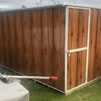 deposito attrezzi giardino 175x307cm fin legno