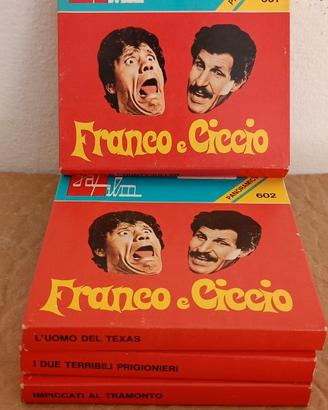 4 pellicole super 8 colore di Franco e Ciccio