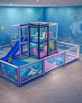 Mini Area giochi playground completa 6x4xh2,4mt