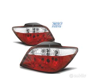 FANALI PER PEUGEOT 307 01-05 LOOK SUBARU VETRO ROS