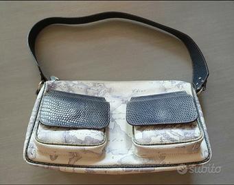 borsa viola/bianca Alviero Martini