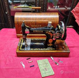Antica macchina cucire Singer 128k del 1923