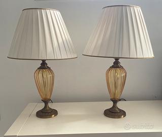 Coppia Lampade da Tavolo / Comodino Vintage