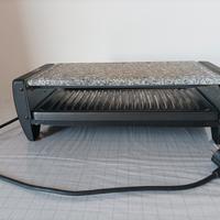 Griglia elettrica con rivestimento in pietra 