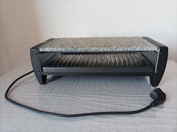 Griglia elettrica con rivestimento in pietra 