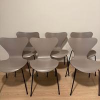 SET 6 Sedie Originali Fritz Hansen Series 7