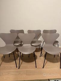 SET 6 Sedie Originali Fritz Hansen Series 7