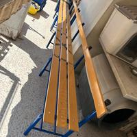 Panca spogliatoi panchine e poggiapiedi 2m e 3m