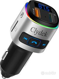 NUOVO - Trasmettitore FM Bluetooth 5.0 vivavoce