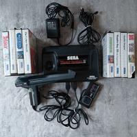 SEGA MASTER SYSTEM II – LOTTO COMPLETO + 8 GIOCHI 