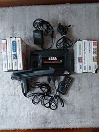 SEGA MASTER SYSTEM II – LOTTO COMPLETO + 8 GIOCHI 