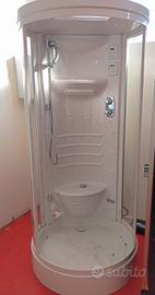 Box doccia con idromassaggio, bagno turco e radio