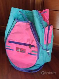 Borsa zaino custodia sacca tennis fila vintage
