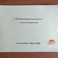 Dispensa di Sociologia Economica - Francesco Orazi