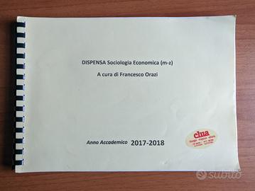 Dispensa di Sociologia Economica - Francesco Orazi