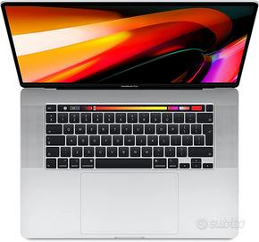 MacBook Pro 16 i7 512gb argento