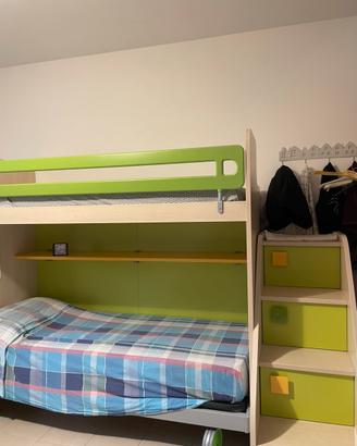 Letto a ponte cameretta