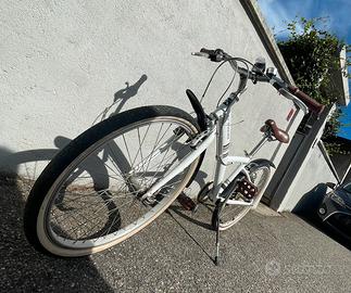 B’TWIN City Bike Bianca 26’’stile olandese vintage