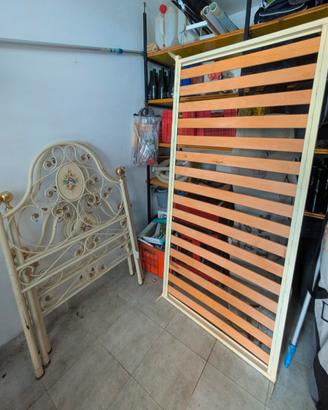 Letto singolo ferro battuto (50€ x 2 letti)