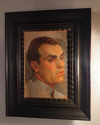 Bruno Colorio autoritratto olio