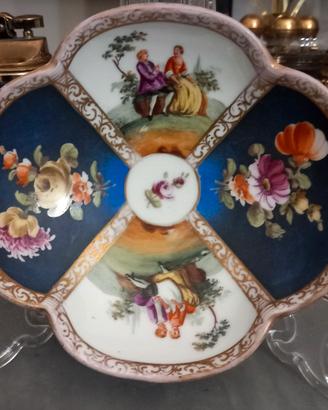 Porcellana meissen epoca 1700 timbro Reale 14x13cm