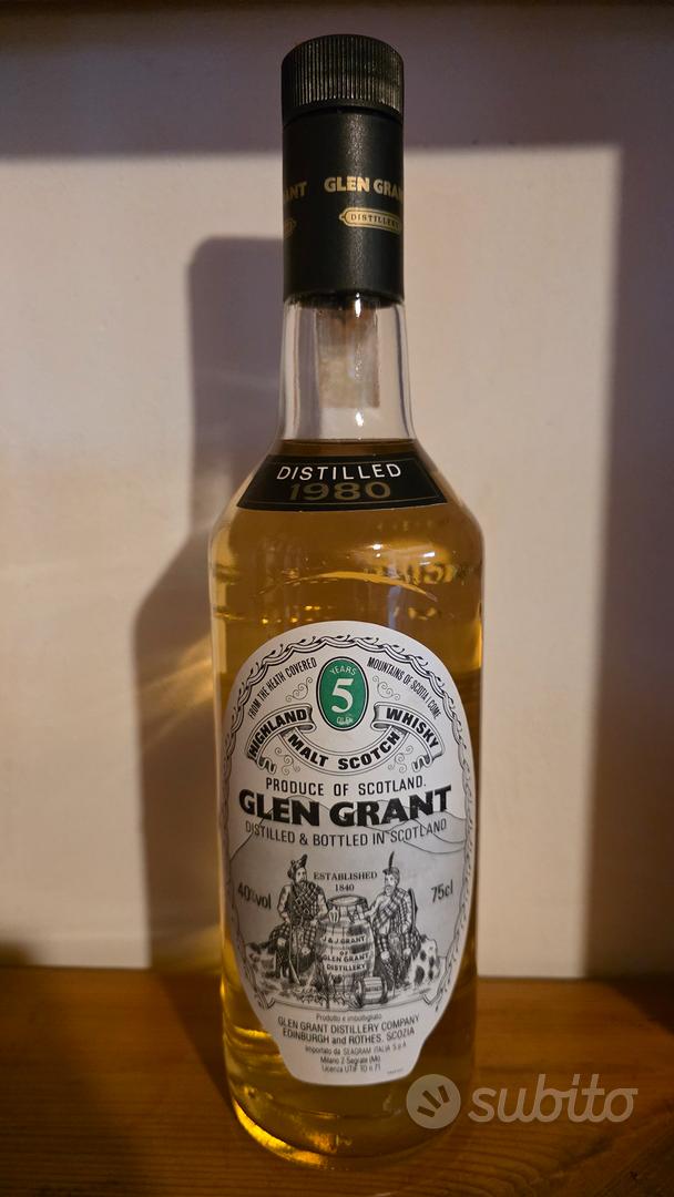 Whisky Glen Grant 5 Anni - Distilled 1980 - Collezionismo In
