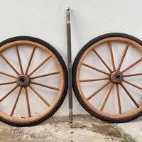 Ruote in legno per Carretto gelati d’epoca