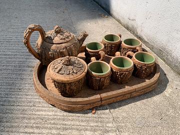 Servizio da te’ in sughero