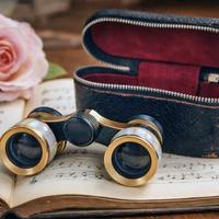 Binocolo teatro vintage Pallas con custodia
