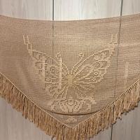 scialle fatto a mano 