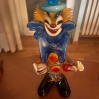 Pagliaccio in vetro di Murano