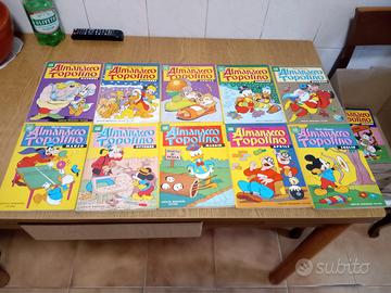 10 Almanacchi Topolino anno 1975/76.