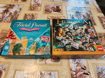 Lego Heroica Fortaan + Trivial Pursuit Family