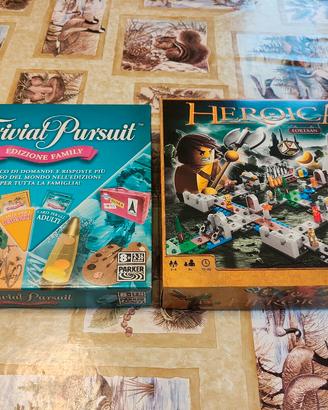Lego Heroica Fortaan + Trivial Pursuit Family