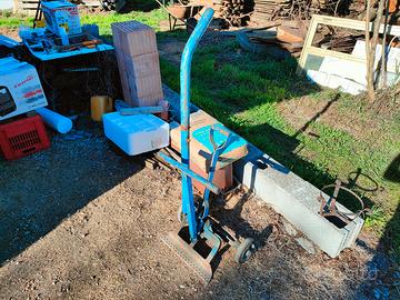 Carrello porta radiatori girevole