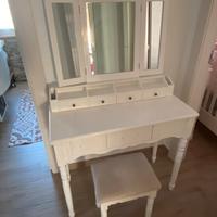Toeletta trucco adulti e bambini shabby