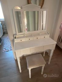 Toeletta trucco adulti e bambini shabby