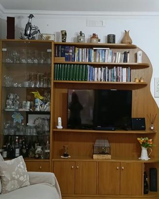 Parete attrezzata in rovere