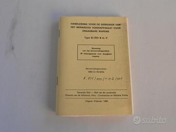 Belgian army - eltro d6-v night visor manual