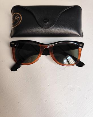 Ray-Ban Wayfarer B&L - Nero e Havana - Made in USA