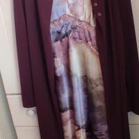 Abito Fantasia tg.46 aderente-c/coprispalle e spol